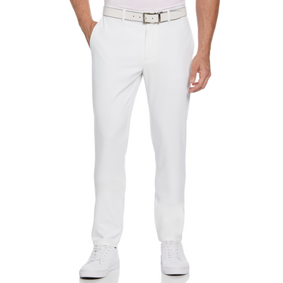 Flat Front Golf Trousers In Bright White
