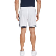 Performance Colour Block Tennis Shorts In Bright White