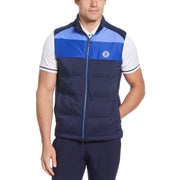 Lightweight Insulated Golf Gilet In Black Iris