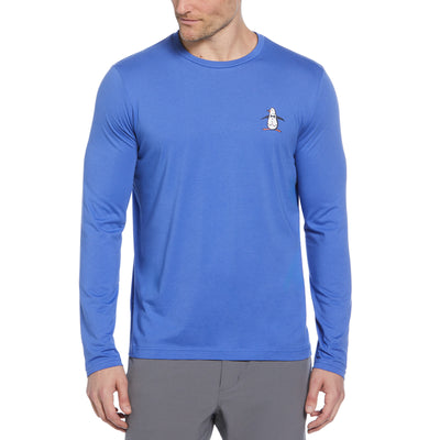 To Do List Long Sleeve Golf T-Shirt In Amparo Blue