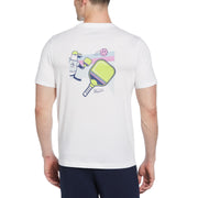 Pickleball Graphic Tennis T-Shirt In Bright White