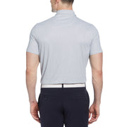 Heritage Geo Print Golf Polo Shirt In Quarry