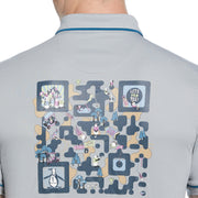 QR Code Earl Polo In Quarry Heather