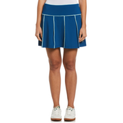 Women's Multi Piped 15" Golf Skort In Blueberry Pancake