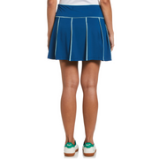 Women's Multi Piped 15" Golf Skort In Blueberry Pancake