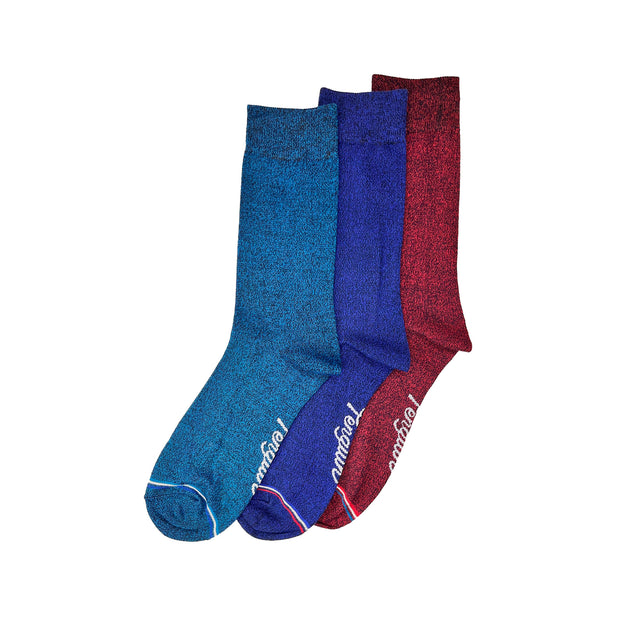 3 Pack Ankle Socks In Navy Blue