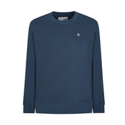 Crew Neck Sweatshirt With Embroidered Pete In Sargasso Sea