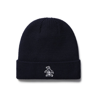 Cuffed Beanie In Black Iris