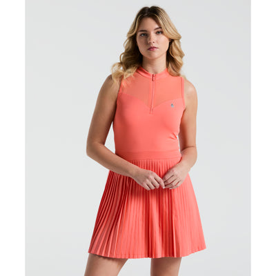 Women's Sleeveless Colour Block Golf Dress In Coral Quartz