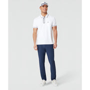 Technical Earl Short Sleeve Golf Polo Shirt In Bright White