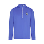 Technical Earl 1/4 Zip Long Sleeve Golf Sweatshirt In Amparo Blue