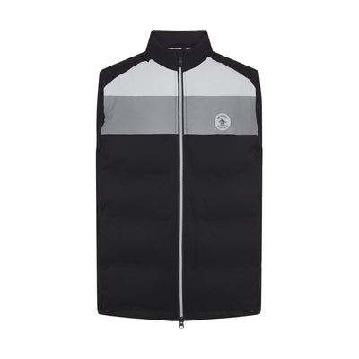 Lightweight Insulated Golf Gilet In Caviar