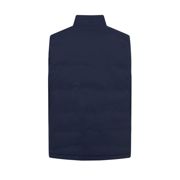 Lightweight Insulated Golf Gilet In Black Iris