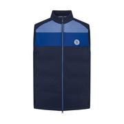 Lightweight Insulated Golf Gilet In Black Iris