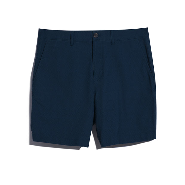 7" Textured Dobby Shorts In Blue Wing Teal