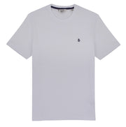 Pin Point Embroidered Logo Organic Cotton T-Shirt In Bright White