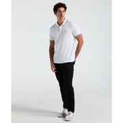 Icons Tipped Polo Shirt In Bright White