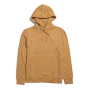 Sticker Pete Pullover Fleece Hoodie In Sudan Brown