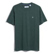 Pin Point Embroidered Pete T-Shirt In Sycamore