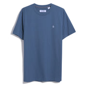 Pin Point Embroidered Pete T-Shirt In Sargasso Sea