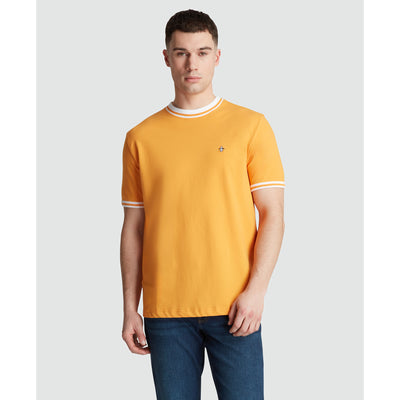 Icons Pique T-Shirt In Butterscotch