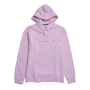 Sticker Pete Pullover Fleece Hoodie In Parfait Pink