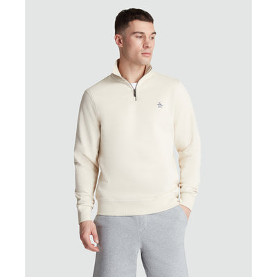 Fleece Quarter Zip Sweatshirt In Birch