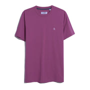 Pin Point Embroidered Pete T-Shirt In Vivid Viola