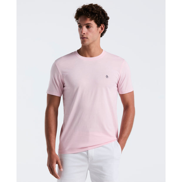 Pin Point Embroidered Pete T-Shirt In Parfait Pink