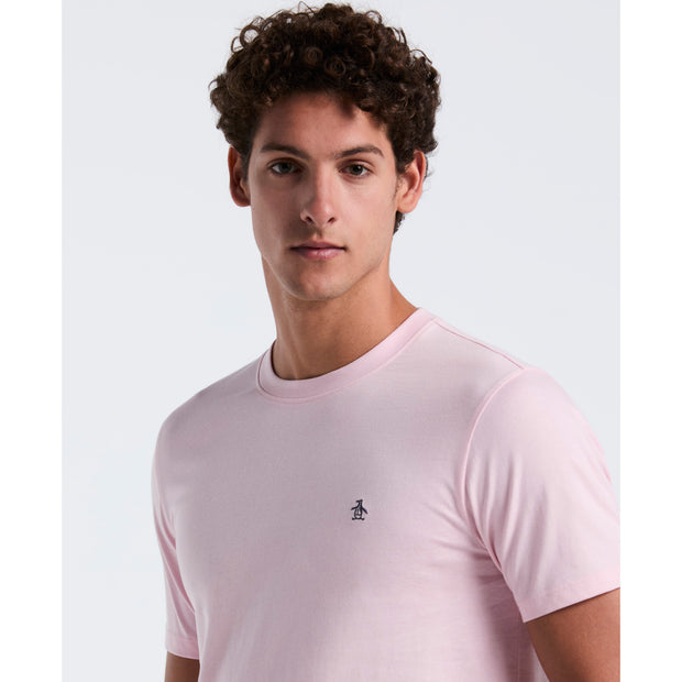 Pin Point Embroidered Pete T-Shirt In Parfait Pink