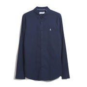 Ecovero Oxford Stretch Shirt In Dark Sapphire