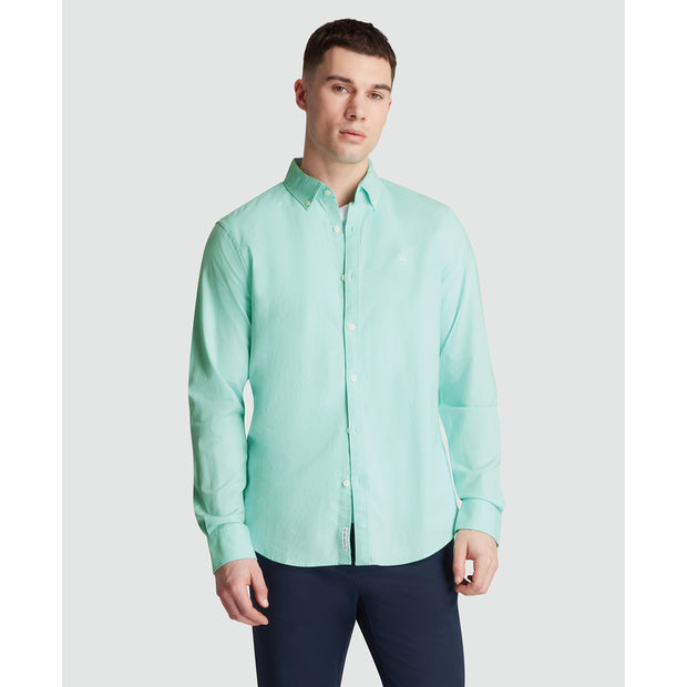 Ecovero Oxford Stretch Shirt In Blue Tint