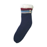 Nep Knit Slipper Socks In Navy