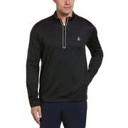 1/4 Zip Pullover In Caviar