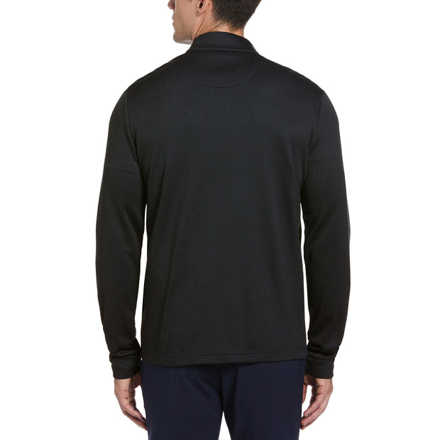 1/4 Zip Pullover In Caviar