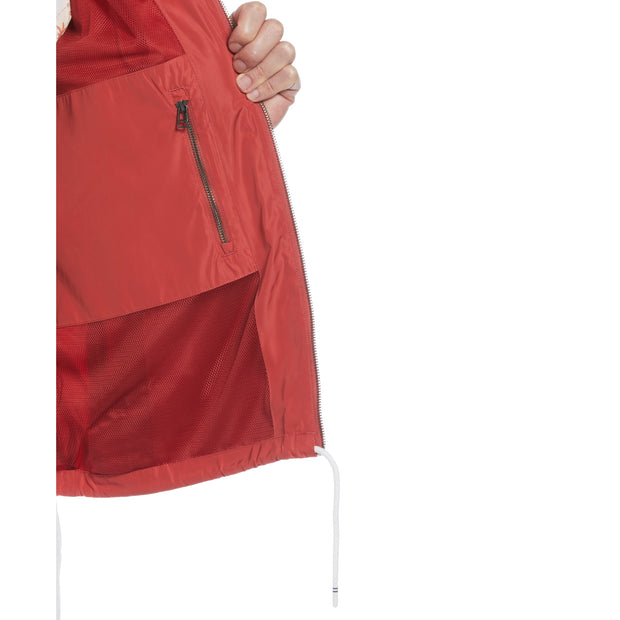 Water Resistant Lined Ratner Jacket In Mineral Red