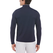 Technical Earl 1/4 Zip Long Sleeve Golf Sweatshirt In Black Iris