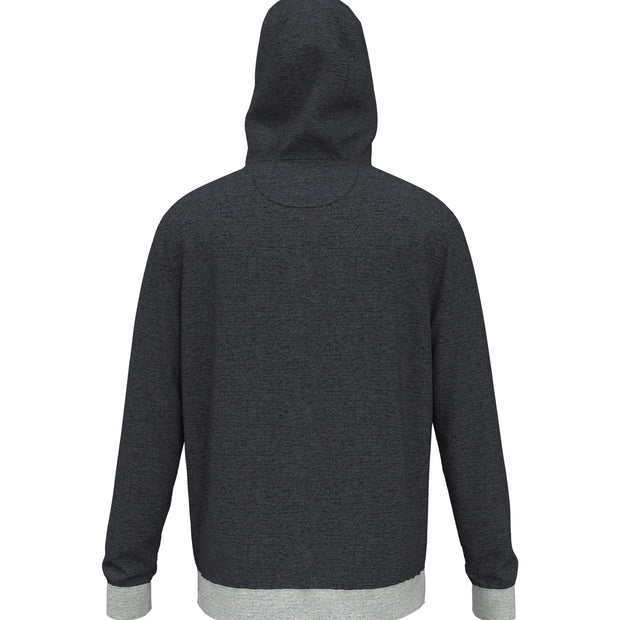 Earl Color Block Layering Golf Hoodie In Dark Caviar Heather