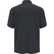 Allover Pete Print Short Sleeve Golf Polo Shirt In Caviar