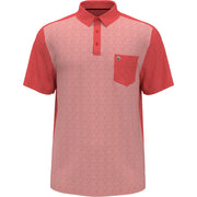 Original Colour Block Golf Polo In Bittersweet