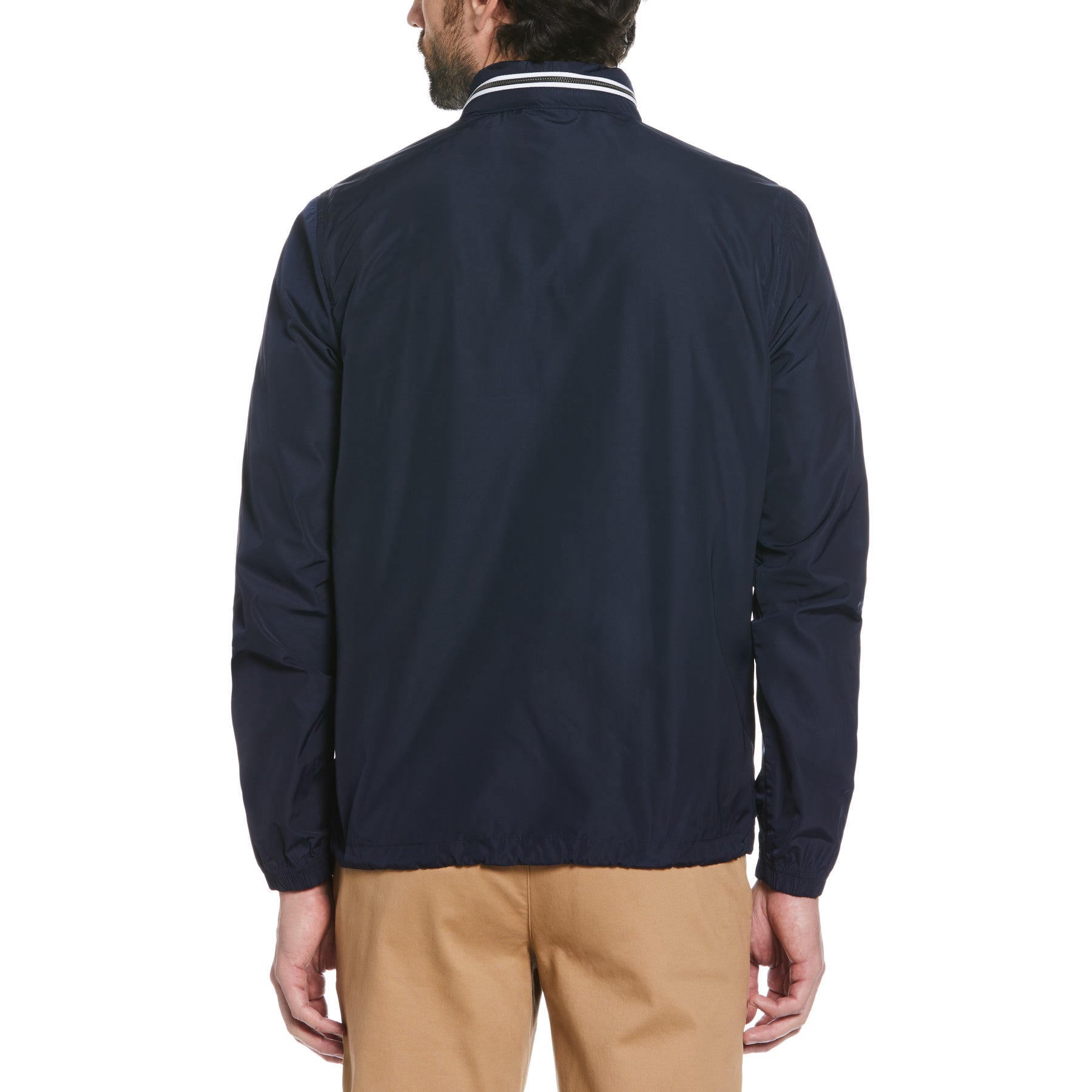 Packable Hood Ratner Jacket In Blue | Original Penguin®