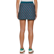 Women's Penguin Printed Golf Skort In Chesapeake Bay