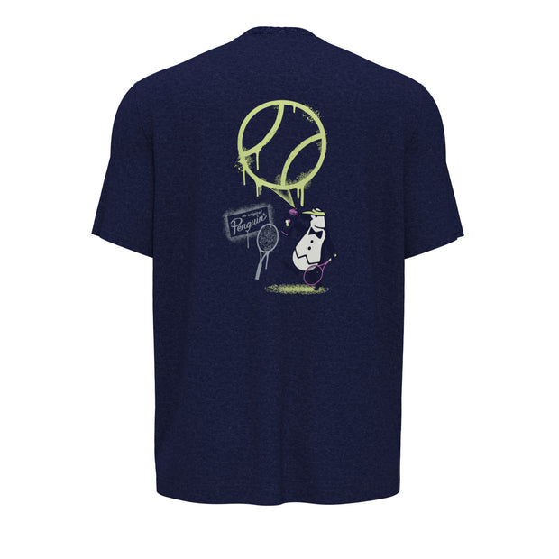 Trademark Tennis T-Shirt In Black Iris Bijou Heather