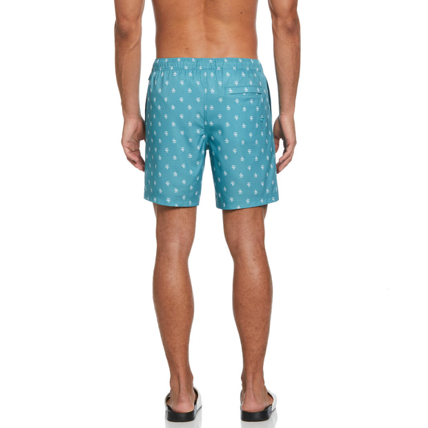 7" Recycled Repete Swim Shorts In Teal