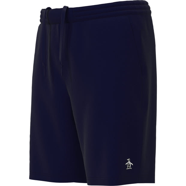 Solid Tennis Shorts In Black Iris