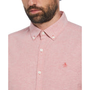 Oxford Shirt In Mineral Red