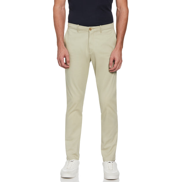 Bedford Cord Slim Fit Chino Trousers In Beige | Original Penguin®