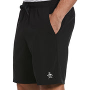 Solid Tennis Shorts In Caviar