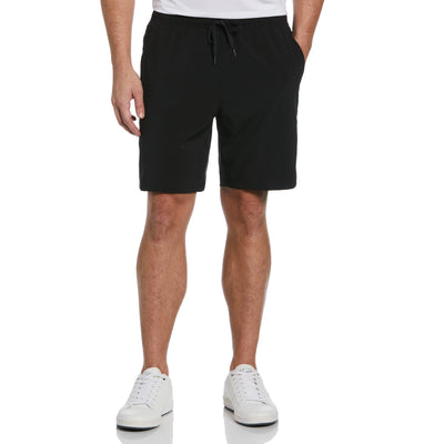 Solid Tennis Shorts In Caviar