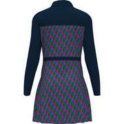 Women's Penguin Print Golf Dress In Black Iris